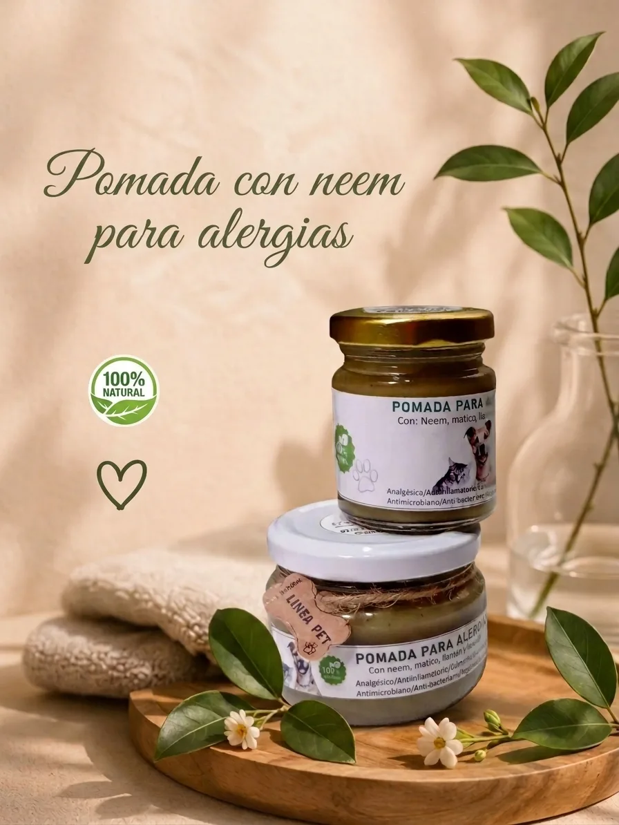 Pomada para alergias con neem