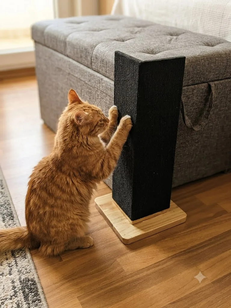 Rascador Esquinero de Madera para Gatos - Protege tu Sofá 🐱🛋️